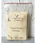 Candlewicking Fabric - Natural Color All Cotton 18&quot; x 48&quot; Cross Stitch O... - £5.71 GBP