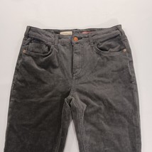 Anthropologie Pilcro Womens Black Cotton High Rise Skinny Corduroy Pants (27×25) image 12