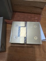 2 Glass Warehouse ,Glass to Glass HINGE - Brushed Gold - H180-SB - €50,86 EUR