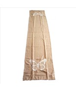 Table Runner with Embroidered White Butterflies 16x72 inches by Melrose Int - €12,78 EUR