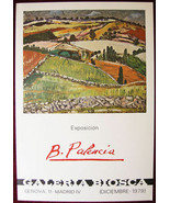 Original Poster Spain Biosca Palencia Painting 1979 - £44.44 GBP