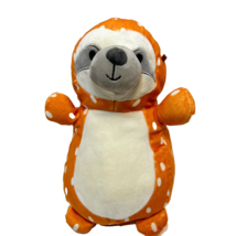 Rare Kellytoy Squishmallows Plush Orange Polka Dot Sloth Stuffed Animal Lovey 10 - £11.14 GBP