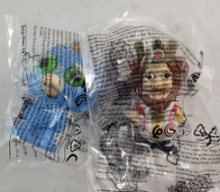 Feisty Pets &quot;The King&quot; &amp; Scaredy Bob Figure Burger King Kids Meal Toy Lot 2019 - £10.11 GBP