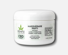 Hempz Masquerade Party Instant Ultra-Hydrating Hair Mask, 7.3 Oz.