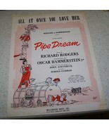 Vintage Sheet Music - ALL AT ONCE YOU LOVE HER -  Pipe Dream - 1955 - VGUC! - £5.48 GBP