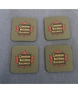 Set of 4  Canadian National Railway Coaster (CNR) - Rare and Collectible - £61.35 GBP