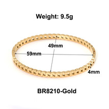 New High Quality 18 K Stainless Steel Hollow Bracelet For Women Gold Color Chain - £11.87 GBP