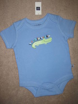 BOYS 0-3 MONTHS - Baby Gap - In a While Crocodile BODYSHIRT - £7.86 GBP