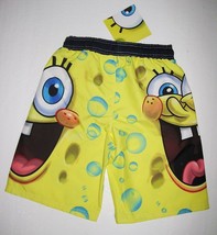 BOYS 4/5 - Nickelodeon - Spongebob Squarepants SWIM TRUNKS - £9.59 GBP