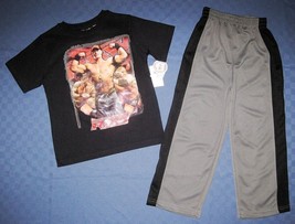Boys 5/6     Www Raw    World Wide Wrestling Sports Pants &amp; Shirt Set - $20.00