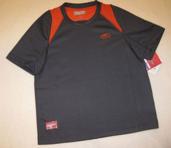 BOYS SMALL OR MEDIUM - Rawlings -  Gray &amp; Orange SPORTS JERSEY - €8,52 EUR