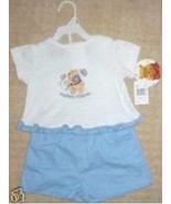 GIRLS 6-9 MONTHS - Disney Winnie the Pooh - Fluttery Friends SHORTS SET - €8,62 EUR