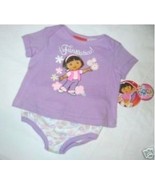 GIRLS 3-6 OR 6-9 MONTHS - Nick Jr. - Dora the Explorer DIAPER SET - £7.03 GBP