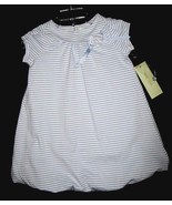 GIRLS  4T - LUCY SYKES -  Blue/White Stripe DESIGNER DRESS - €17,37 EUR