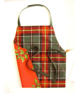 GIRLS 4 to10 - St Nicholas Square - Holly &amp; Plaid REVERSIBLE CHRISTMAS B... - $19.20 CAD