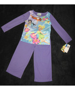 GIRLS 4 - Disney Fairies - Tinkerbell 2-pc Long-Sleeved PJs PAJAMAS - £15.72 GBP