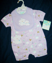 GIRLS 6-9 OR 12 MONTHS - Brooks Fitch - Best of Show Puppydog ROMPER &amp; B... - £7.98 GBP