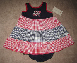 GIRLS 6-9 MONTHS - Sophie Rose - Red White &amp;  Blue DRESS &amp; MATCHING PANT... - $20.00