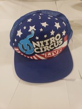 Nitro Circus Live Hat Cap Blue Adult Used Mesh Snapback - £10.29 GBP