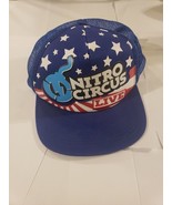 Nitro Circus Live Hat Cap Blue Adult Used Mesh Snapback - £10.45 GBP