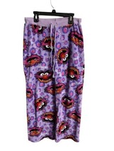 Disney Jim Henson Animal Plush Fleece Pull On PJ Pants Womens S 4-6 Purp... - £8.16 GBP