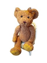 Toys R Us Animal Alley 2000 Teddy Bear 18&quot; Brown Plush Stuffed Animal Vintage - £14.68 GBP