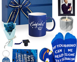 Graduation Gifts 8PCS for Him Her, Blue Class of 2024 Graduation Gift Bo... - £27.64 GBP