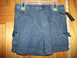 Faded Glory Baby Clothes 5T Toddler Girl Shorts Blue Denim Jeans Pull-up... - $8.54