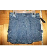 Faded Glory Baby Clothes 5T Toddler Girl Shorts Blue Denim Jeans Pull-up... - £6.78 GBP