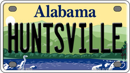 Huntsville Alabama Novelty Mini Metal License Plate Tag - $14.95