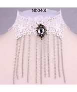 New Popular  Classical Lace Chain Pendant Bib Collar Necklace - £8.68 GBP