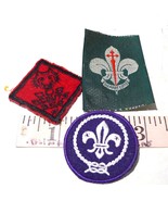 Lot Of  3  old   VINTAGE Wolf Cub Scout 2 other patches - £3.12 GBP