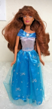 L&amp;A Fashion Doll Brown Hair Brown Eyes Rigid Body WM-DF-JY 062014 - $7.79