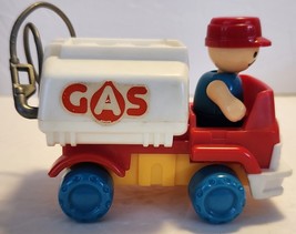 Fisher Price Little People Playskool Gas Pump Truck and Figure Hong Kong... - $14.99