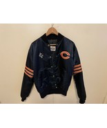Starter Chicago Bears Satin Jacket large VTG 80’s  Ditka Payton Era NFL - $2,414.94 MXN