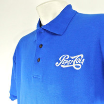 PEPSI Cola Merchandiser Employee Uniform Polo Shirt Blue Size XL NEW - £19.99 GBP