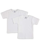 PETIT BATEAU SET OF 2 BOY&#39;S S/S WHITE UNDERSHIRT SIZES 2-18 STYLE 15043 - $36.99