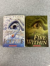Bundle - Icefire &amp; The Fire Within Paperback by Chris D&#39;Lacey Dragons Fa... - £7.65 GBP