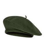 Top Headwear Wool Blend French Bohemian Beret Color Forest Green - £15.02 GBP