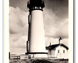 RPPC Yaquina Head Lighthouse Newport Oregon OR Christian Photo 79 Postca... - £10.07 GBP