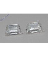 A Pair of Trapezoid Natural Mined Loose Diamonds (0.92 Ct,F Color,SI3 Cl... - $1,701.32 CAD