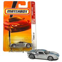Year 2008 Matchbox Sports Cars 1:64 Die Cast Car #18 - Silver Roadster FORD GT - £18.27 GBP