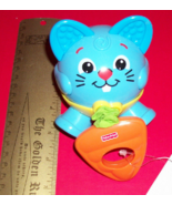 Toy Holiday Fisher Price Baby Toy Brilliant Basics Blue Tug Giggle Bunny... - £5.29 GBP