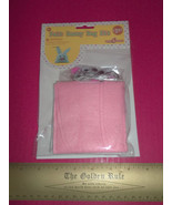 Craft Holiday Easter Kit Felt Bunny Bag Pink Fabric Treat Tote Kid Googl... - $5.14 CAD
