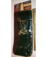 Home Holiday Green Fabric Wine Bottle Gift Bag Sack Beverage Wrap Party ... - $12.89 CAD