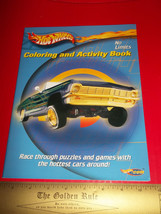 Hot Wheels Craft Book Art No Limits Paper Race Car Coloring Activity Toy Fun New - £3.84 GBP