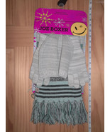 Joe Boxer Women Clothes Set Cold Weather Gear Hat Gift Box Green Gloves ... - $16.14