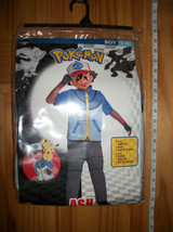 Pokemon Boy Costume 6 Small Halloween Party Outfit Ash Cartoon Comic Mask Set - £15.17 GBP