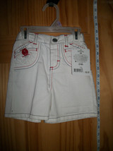 Riders Baby Clothes 12M Infant White Denim Jeans Shorts Girl Jamie Lee Bottoms - £6.74 GBP