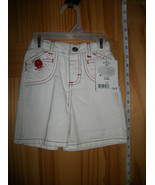 Riders Baby Clothes 12M Infant White Denim Jeans Shorts Girl Jamie Lee B... - $162.31 MXN